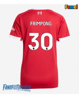 Liverpool Jeremie Frimpong #30 Tricou Fotbal Replică 2025-26 Femei Acasa